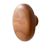 ALCXAZS Classy Wood Wall Mounted Coat Hook Coat Rack Sturdy Elegant Beautifully Functional Home Organization Accessory Modern for Creative Living Room Handbag Scarf Towel, Oval, 6x4.2x4cm