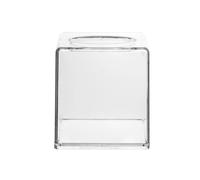 ALCXAZS Clear Paper Box Transparent Acrylic Table Napkin Storage Case Home Washcloth Organizer for Bathroom Car Kitchen