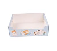 ALCXAZS Comfortable Pet Sand Box Container Tray Small Animals Pan For Rabbits And Hamsters Traveling Owners Will Love Features Cat Litter Tray Kitty Waterproof Travel Toilet