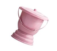 ALCXAZS Compact Spittoon with Lid Portable Urinal Bottle for Bedroom 21x23cm Generic Child, Pink, 28x27cm L