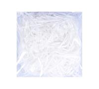 ALCXAZS Crinkle Paper Raffia Shreds Colorful Filling Material Craft Packaging Confetti Marriage Christmas Tissue Accessories, White