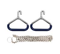 ALCXAZS Delivery Tools Cattle OB Handle Set Effective Chain for Assisting in Complicated Livestock Deliveries On Farms Dairy Farm Cow OB Apparatus Leg Catch Goats Forcep