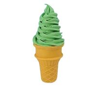 ALCXAZS Display Sample Cold Drink Cold Drink Sample Unique Retail Solutions Assured With Eye Catching Fake Ice Cream Cone Models Fake Ice Cream Cone Artificial Model, Green, 6x6x14cm