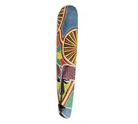 ALCXAZS Distinctive African Mask Wall Mount Decor Handmade Beautifully Painted Crafted Accent Pieces For Home Decoration African Wall Mas Mask Painted Crafts, 12x50cm