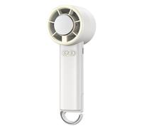ALCXAZS Dual Handheld Ice Pack Three Speed Wind Power Relief Long-lasting Endurance Semiconductor Refrigeration Rechargeable, Cream