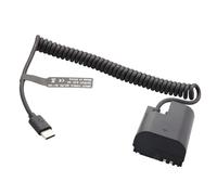 ALCXAZS Dummy Battery Type C USB C Cable Replace R6 80D Smart Choice For Professionals Capturing Visuals Power Camera With Power Bank Easily With Type Interface