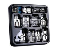ALCXAZS Durable 11PCS Sewing Machine Parts Set Featuring Metal Presser Feet Versatile Uses Quilting to Crafting Multifunction Electric Sewing Machine Accessories