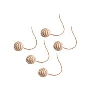 ALCXAZS Durable Sisal Cat Toy Ball Interactive Playtime Engaging Cats Have Endless Fun While Chasing And Playing Cat Kitten Toy Pet Supplies Long Rope Teasers, White Brown, 4.5cm