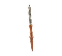 ALCXAZS Durable Wood Styling Hair Brush For Quick Hair Fixes Keeping Health Forward Easy To Handle And Convenient To Mini Quiff Roller Combs Small Wooden Roller Brush, Brown, S