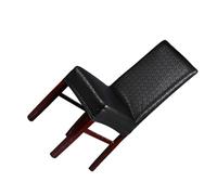 ALCXAZS Easy to Assemble Chair Covers for Dining Chairs Waterproof Oil Proof Fashionable and Practical PU Dining Chair Cover, Lace Black