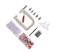 ALCXAZS Efficient Pearl Handmade Setting Machine with Accurate Positioning Crafting Skirts Clothes and Accessories Pearl Setting Machine Kits Beads Nails Rivet Stud, #18