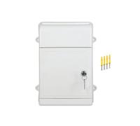 ALCXAZS Efficient Wall Mount Mailbox Locking Mechanism Large Capacity Stylish Waterproof Outdoor Areas Saving Space And Easy To Install. Locking Mailbox With, White