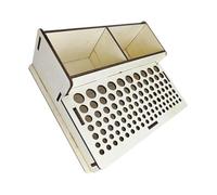 ALCXAZS Effortlessly Curate Tools With Practical Wooden Box Storage Shelf For Tool Storage Home Every Craft Level Wooden Leather Craft Tool Holder Tools Organizer