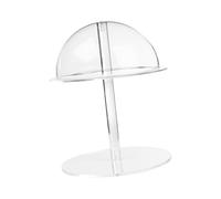 ALCXAZS Elegant Acrylic Hat Display Stand Hair Accessories And Baseball Hat Organization Easy Clean Solution Stand Is Made Of Clear Acrylic Baseball Rack Hats Hair Accessory