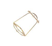 ALCXAZS Elegant Coffee Cup Napkin Holders Bottle Drying Rack Refined Solution for Coffee Aficionados and Enthusiasts Metal Cup Holder Organizer Drain Water Shelf, Gold, Hold 6 Mugs