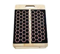 ALCXAZS Elegant Slant Board for Calf Stretching Built to Last and Easy to Install Velour Health Slant Board Simple Installation Pilates for Home Wooden