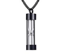 ALCXAZS Elegant Urn Pendant Keepsake Jewelry For Ashes With Materials For Personal Remembrance Smooth And Comfortable To Wear.Dual Purpose Cremation Jewelry Urn Pendant Stainless