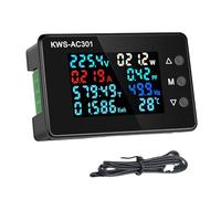 ALCXAZS Elericity Meter 8 In 1 Voltammeter With Clear Large Screen For Detailed Measurements At Home Durable Clear And Easy To Readclear Large Screen Voltmeter Ammeter Digital Voltage Current Power