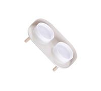 ALCXAZS Elevated Cat Bowls With Detachable Rods Non Mess Feeding And Drinking Solution Small Pets 4pcs 8cm/3.15inch Stand Rods.Can Be Matched To Meet Pet's Height. Multi PurposePet Food Bowl Hold Food