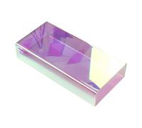 ALCXAZS Empty False Eyelashes Holder Case Grafting Makeup Organizer Keeping Lashes Ready Without Clutter Acrylic Eyelash Storage Box Improve Grafting, Colorful, 7.5x14x3cm
