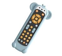 ALCXAZS Engaging Educational Musical Toy Teething Chew Toys Remote Control with Realistic Features for Growing Minds Kid Electric Controller Learning Machine Toy Gift, White Monkey Case, 17x5x2cm
