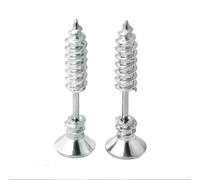 ALCXAZS Engaging Stainless Steel Earring Studs Fashion Screw Shape Allergy Free Comfortable Choice Everyday Usage Earring Pin LengthApprox. 6mm Fashion Screw Shape Piercing Studs