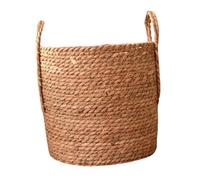 ALCXAZS Farmhouse Style Woven Planter Basket Organizer Practical Store Plants And Small Items With Ease Flower Container Is Not, Brown, Medium