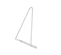 ALCXAZS Fashionable Vinyl Record Storage Holders Wide Application Multifunction Organizer Metal Sturdy and Durable Space Saver, White