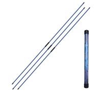 ALCXAZS Fiberglass Golf Alignment Stick Three Parts Direction Indicator Rod Beginners Practising Tools Golfing Accessories, Blue