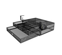 ALCXAZS Files Storage Tray Versatile Clamp On Under Desk Drawer Organizer Home Needs With Large Capacity Phones Sliding Drawers Hanging Desk Organizer Accessory