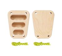 ALCXAZS Fingerboard Finger Strengthener Training Board Wood Hangboard Facilitates Grip Development Essential Tool For Rock Climbers Fingers And Grip Strength Portable Practical