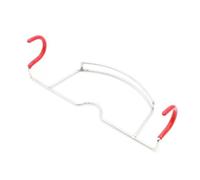 ALCXAZS Fishing Rod Holder Adjustable 360-degree Bridge Clip Boat Mount Clamp-on U-Shaped Fish Rods Holders Railing Support Pole, Red, Type 1