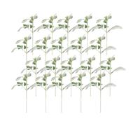 ALCXAZS Flocked Lambs Ear Stems Faux Branches Versatile Flower Enhancements Adding Depth To Floral Designs Adding More Color And To Home Faux Rabbit Ear Leaves Fake Lambs Leaves