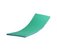 ALCXAZS Foldable Water Float Mat Lightweight Float Pad Pool Beach Comfortable Summer Experience Adults And Family Unsinkable Pool Lounger Mat Bed Surfing Toy, Green Blue