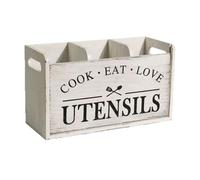 ALCXAZS ForUtensil Holder Kitchen Wooden Cutlery Organizer Table Can Not Only Store Baking Utensils. Images Are Clean And Tidy, Style 1