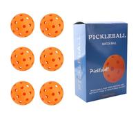 ALCXAZS Get The Perfect Training With 40 Hole PE Pickleball Equipment For Training And Match 40 Holes Pickleball Pickle Ball, Orange