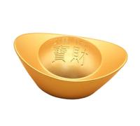 ALCXAZS Gold Ingot Decoration Captivating Desktop Ornaments Celebrating New Year In Homes Offices And Traditional Festivals Spring Festival Decor Statue For Home Office, Style E