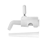 ALCXAZS Gooseneck Drip Kettle Flows Control Valve Essential to Precise Flows for Coffee Lovers at Home Precise Controll of 90 Right-Angle Water Silicone Plastic Coffeeware Control Valve, White