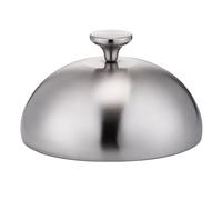 ALCXAZS Grill Domes BBQ Accessory Cheese Melting Dome Promising High Heat Performance During Cooking Sessions BBQ Flat Grill Food Cover For Burger Griddle Dome, Silver, 14cm
