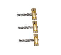 ALCXAZS Guitar Sound With Brass Compensated Saddles Set Supporting String Intonation And Reliable Performance Guitar Bridge Saddle Brass Set Compensated Saddle