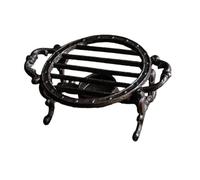 ALCXAZS Handy Dish Warmer Heating Base Heavy Duty Accessory Creative Gift Bringing Warmth to Gatherings Colleagues Teapot Warmer Cast Iron Tealight Stand Yard Patio, Style D