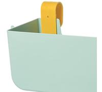 ALCXAZS Hanging Bedside Organizer Storage for Glasses Books Phones Keys Convenient and Practical Box Hooks, Green, 31x12x12cm