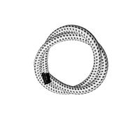 ALCXAZS Hanging Ironing Machine Steam Hose Tube Durable Guide Hose High Temperature Resistant Accessory Fit For Any Garment Steamer Steam Ironing Tool Accessory Garment Steamer, black white, 1.4m