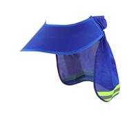 ALCXAZS Hard Hat Neck Shade Sun Safety Meets Comfort Sunshine With High Visibility Mesh Workers On Duty Outside Construction Sanitation Worker Neck Cover, Blue, Hole Dia 15cm
