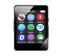 ALCXAZS HiFi Clear Viewing MP4 Video Player HiFi With Bluetooth Compatibility For Fast Music Sound Audio Experience, With 64G