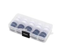 ALCXAZS Home Sewing Thread Bobbin Set with Bobbin Box 20Pcs Bobbins and Sewing Threads Fashion Handmade Projects Hand Stitch Knitting Standard Size Tools