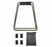 ALCXAZS Ice Box Holder Lightweight Foldable Cooler Stand Compact Portable Storage Shelf Outdoor Box Holder Can Be Easily Folded and Unfolded for Quick Setup, Green, 45x21cm