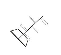 ALCXAZS Indoor Basketball Storage Holder Rack Vertical Organization Durable Space Efficient Structure For Various Sports Basketball Storage Shelf Vertical Ball , Black , 37x24x64.5cm