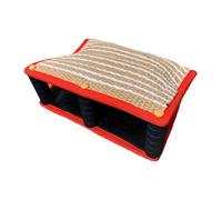 ALCXAZS Interactive Dog Toy Equipment Tool Ensuring Safe Tugging Experiences With Jute Built For Durability Which Is Bite Resistant Outdoor Tug Sleeve Jute, red, 35x25x13cm