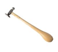 ALCXAZS Jewelry Making Hammer Jewelry Repairs Tools Efficient Two Sided Chasing Hammer with Wooden Handle Enhancing Metal Crafts Experience Riveting Bending Tools for Metalworking Stamping